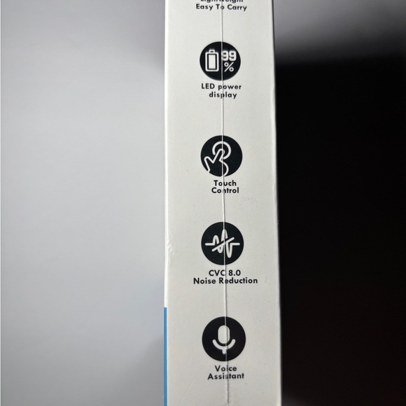 True Wireless Bluetooth Earbuds LED Charge Case New in Sealed Box - Picture 3 of 3